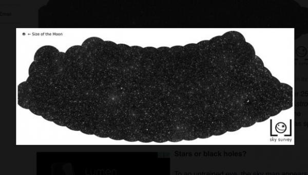 ابررایانه نقشه 25 هزار ابر سیاهچاله منتشر کرد