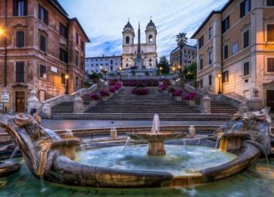 مقاله: پله های اسپانیایی رم (ایتالیا)