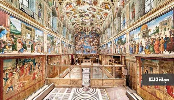 باشکوه ترین کلیسای دنیا، مزین به نقاشی های میکل آنژ