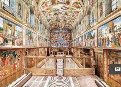 باشکوه ترین کلیسای دنیا، مزین به نقاشی های میکل آنژ
